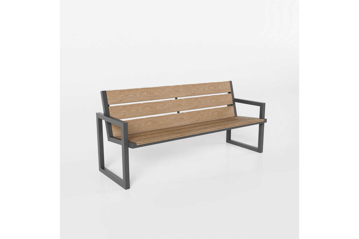 Лавка з дерево-полімерного композиту ТІВОЛІ-ЛЕНД